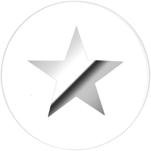 Load image into Gallery viewer, 18mm Clear Acrylic Star Saddle Plug

