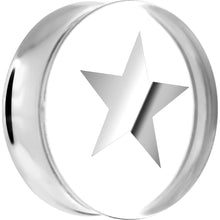 Load image into Gallery viewer, 26mm Clear Acrylic Star Saddle Plug
