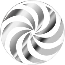 Load image into Gallery viewer, 20mm Clear Acrylic Pinwheel Saddle Plug
