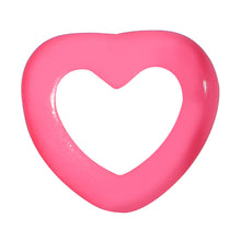 Load image into Gallery viewer, 0G Pink Acrylic Hollow Heart Tunnel
