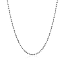 Load image into Gallery viewer, 14k White Gold Bead Chain 1.5mm
