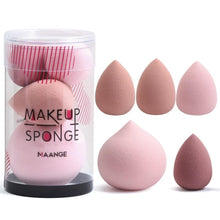 Load image into Gallery viewer, 4/5PCS Mini Makeup Sponge Wet Bigger Cosmetic Puff Concealer Powder Beauty Make up Tool Colorful Makeup Sponges Set For Womens
