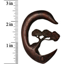 Load image into Gallery viewer, 7/16 Organic Sono Wood Bonsai Tree Hanger Plug Set
