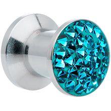 Load image into Gallery viewer, 2G Aqua Blue Ferido End Screw Fit Plug Set
