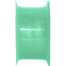 Load image into Gallery viewer, 3/4  Green Pearlescent Silicone Hollow Tunnel
