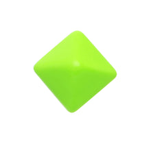 Load image into Gallery viewer, Green Neon Enamel Pyramid Cheater Plug
