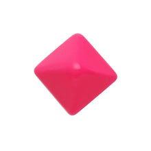 Load image into Gallery viewer, Pink Neon Enamel Pyramid Cheater Plug
