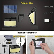 Load image into Gallery viewer, 468 LED Solar Motion Sensor Security Outdoor Light
