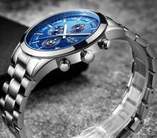 Load image into Gallery viewer, Men's Waterproof  Watch With Chronometers And Date Display Unique Design Perfect Gift
