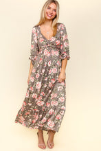 Load image into Gallery viewer, Twisted Detail Ruffled Hem Floral Dress with Side Pockets For Women – Feminine Floral Print, Sophisticated Twist Detail, Fun Ruffled Hem &amp; Convenient Pockets
