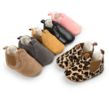 Load image into Gallery viewer, Small Leather Soft Comfy Baby Shoes Newborn Cotton Toddler Durable Lightweight Boots
