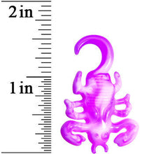 Load image into Gallery viewer, 6G Pink White Acrylic Scorpion Hanger Plug
