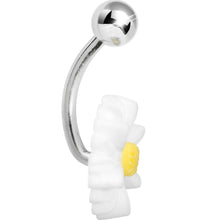 Load image into Gallery viewer, Darling Daisy Flower Belly Ring

