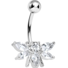 Load image into Gallery viewer, Crystalline Gem Honey Bee Belly Ring
