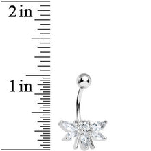 Load image into Gallery viewer, Crystalline Gem Honey Bee Belly Ring
