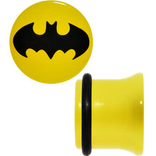 Load image into Gallery viewer, 1/2 Officially Licensed Batman Yellow Single Flare Plug Set
