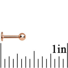 Load image into Gallery viewer, 16G 1/4 Rose Gold Plated Cartilage Tragus Earring
