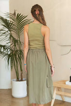 Load image into Gallery viewer, New Drawstring Sleeveless Washed Dress For Women – Casual, Stylish, Unique, Comfortable, Effortlessly Chic
