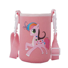 Load image into Gallery viewer, 480ML Children's Straw Cup Plastic Water Bottles Baby Cartoon Creative Student Kettle Water Bottles School Kids Leakproof Water Jug with Straw Lid, Outdoor Drinking Bottle, for Fitness, Gym and Outdoor Sports

