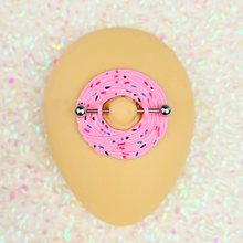 Load image into Gallery viewer, 14G 20mm Pink Cupcake Nipple Shield Set
