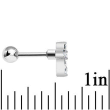 Load image into Gallery viewer, Clear Gem Sparkling Cross Cartilage Tragus Earring
