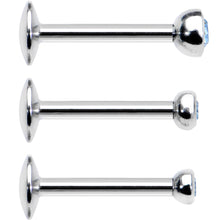 Load image into Gallery viewer, 16G 5/16 Aqua Gem Helix Cartilage Barbell 3 Pack Set
