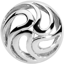 Load image into Gallery viewer, 18mm Stainless Steel Eye of the Storm Saddle Plug
