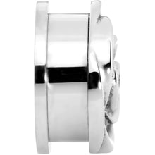 Load image into Gallery viewer, 20mm Stainless Steel Victorian Rose Flower Screw Fit Plug
