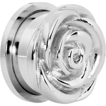 Load image into Gallery viewer, 18mm Stainless Steel Victorian Rose Flower Screw Fit Plug
