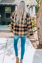 Load image into Gallery viewer, Classic Plaid Button Front Shirt Jacket with Breast Pockets Casual &amp; Minimalist Outerwear
