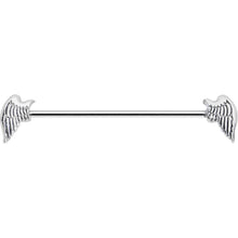 Load image into Gallery viewer, 14G 1 1/2 Angel Wing Industrial Barbell
