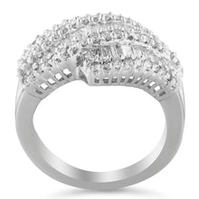 Load image into Gallery viewer, 14K White Gold Diamond Cocktail Ring Band (1 3/4 Cttw, H-I Color, SI2-I1 Clarity) - Size 6-1/2
