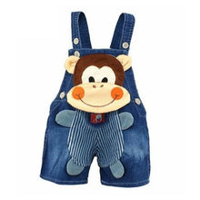 Load image into Gallery viewer, Modern Cartoon Baby Clothing Boys &amp; Girls Jeans Overalls Shorts Toddler Infant Rompers For Kids In Fashion Deisgn
