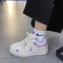 Load image into Gallery viewer, Fashion Spring Womens Sneakers Lace Up Casual Shoes Breathable Comfortable Women's Casual Flats Elegant Soft Walking Sneakers Elegant Soft Design
