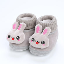 Load image into Gallery viewer, Newborn Baby Shoes Non-slip Crib First Walker Soft Material Comfortable Winter Boots Baby Autumn Shoes
