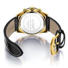 Load image into Gallery viewer, Luxury Men Fashion Watches Quartz Wrist Watches Military Casual Leather Strap Waterproof Elegant Watch
