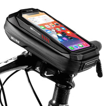 Load image into Gallery viewer, Bicycle Touchscreen Front Frame Bag Phone Case With Double Zippers Cycling Bike Accessories Bike Bag Bike Phone Bag Bike Pouch Bicycle Front Frame Bag Waterproof Top Tube Handlebar Bag Bike Phone Mount Bag Cycling Storage Bag
