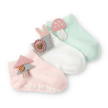 Load image into Gallery viewer, 3 Pair/ SET  Baby Newborn Cotton Ankle Socks for Toddler Baby Girls Anti-slip Floor Sock Bowknot Flower Socks For Baby and Kids from 0-24M
