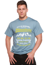 Load image into Gallery viewer, Let's Go Adventure Men's Bamboo Viscose/Organic Cotton Short Sleeve Graphic T-Shirt
