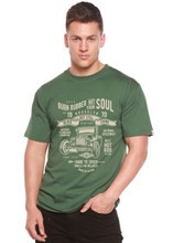 Load image into Gallery viewer, Burn Rubber Men's Bamboo Viscose/Organic Cotton Short Sleeve Graphic T-Shirt

