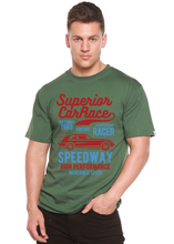 Load image into Gallery viewer, Superior Car Spun Bamboo® Men's Bamboo Viscose/Organic Cotton Short Sleeve Graphic T-Shirt

