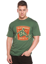 Load image into Gallery viewer, Skateboard Society Men's Bamboo Viscose/Organic Cotton Short Sleeve Graphic T-Shirt
