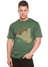 Load image into Gallery viewer, Ride The Wave Men's Bamboo Viscose/Organic Cotton Short Sleeve Graphic T-Shirt
