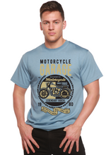 Load image into Gallery viewer, Motorcycle Garage Men's Bamboo Viscose/Organic Cotton Short Sleeve Graphic T-Shirt

