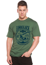 Load image into Gallery viewer, Authentic Lumberjack Men's Bamboo Viscose/Organic Cotton Short Sleeve Graphic T-Shirt
