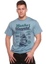 Load image into Gallery viewer, Martha's vineyard Men's Bamboo Viscose/Organic Cotton Short Sleeve Graphic T-Shirt
