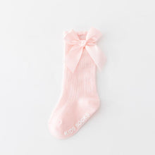Load image into Gallery viewer, New Kids Stretchable Socks Toddlers Girls Big Bow Knee High Long Soft Cotton Lace Baby Comfortable Colorful  Socks
