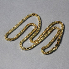 Load image into Gallery viewer, 3.15mm 14k Yellow Gold Diamond Cut Round Franco Chain
