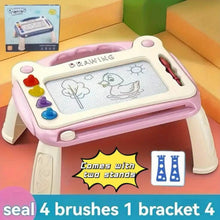 Load image into Gallery viewer, Magnetic 3-in-1 Drawing Board Toy, Draw, Write, Erase &amp; Repeat
