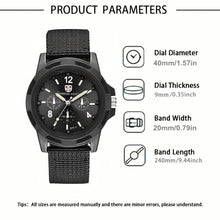 Load image into Gallery viewer, Men's Nylon Casual Sport Quartz Wrist Watch
